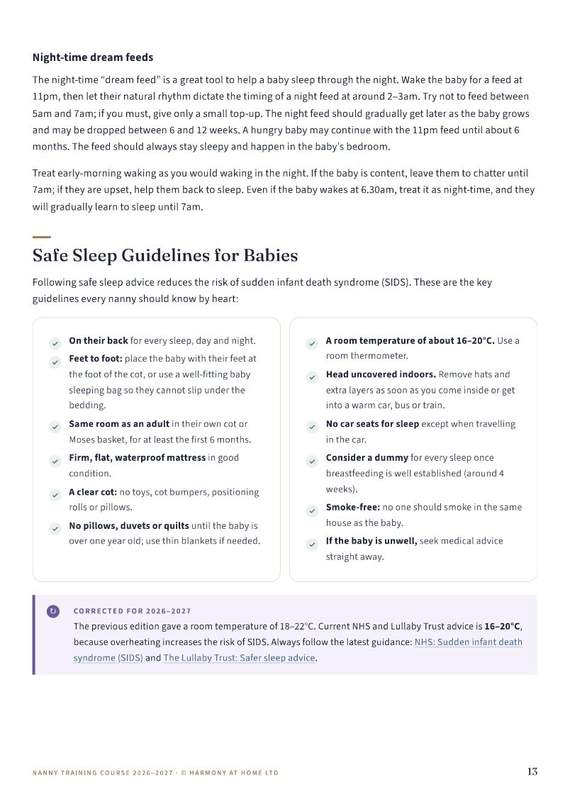 A page from the course: Safe Sleep Guidelines for Babies